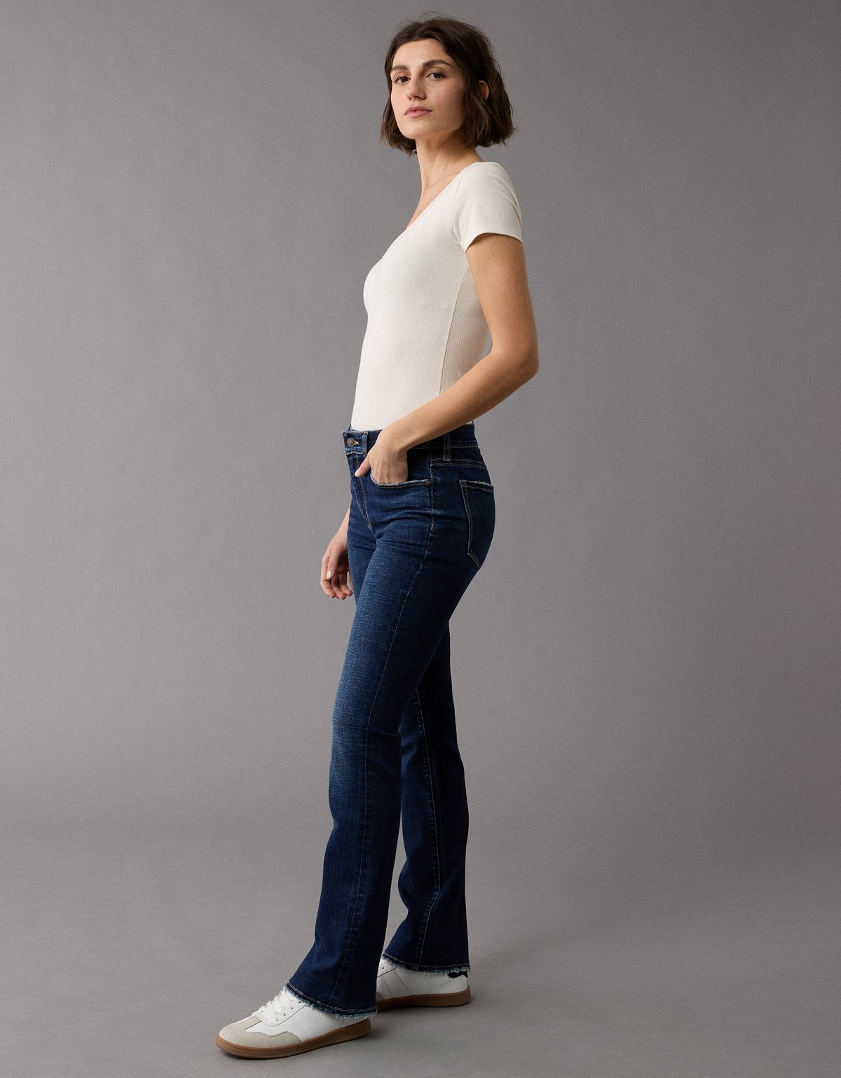 AE Next Level High-Waisted Skinny Kick Jean - image 5
