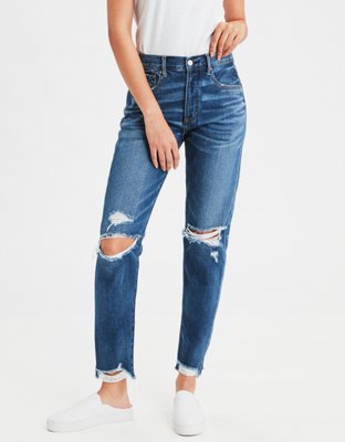 american eagle high waisted jeans