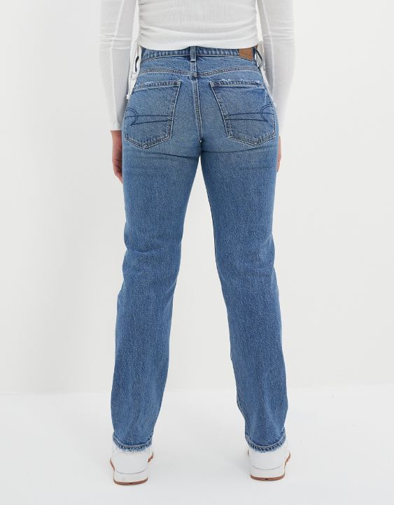 AE Stretch High-Waisted Straight Jean