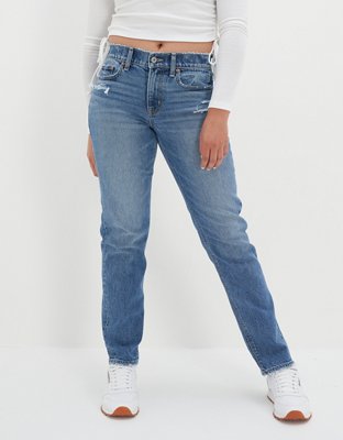 AE Stretch High-Waisted Straight Jean