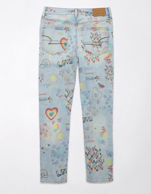 AE Straight Jean Stretch al Tobillo Cintura Super Alta de Pride