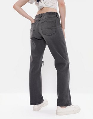 AE Stretch Curvy Ripped '90s Straight Jean