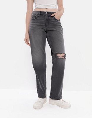 AE Stretch Curvy Ripped Straight Jean