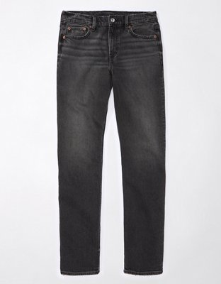 AE x The Ziegler Sisters Stretch High-Waisted Relaxed Straight Jean