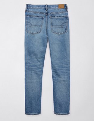AE Stretch Super High-Waisted Ankle Straight Jean