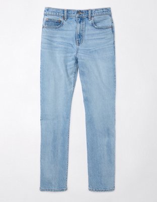 Женские джинсы American Eagle AE Stretch Super High-Waisted Ankle Straight Jean — фото 3