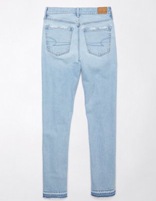 AE Stretch Super High-Waisted Straight Jean