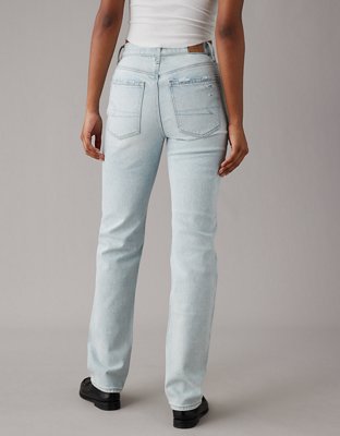 AE Stretch Super High-Waisted Straight Jean