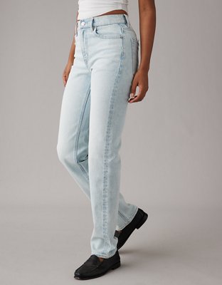 AE Stretch Super High-Waisted Straight Jean