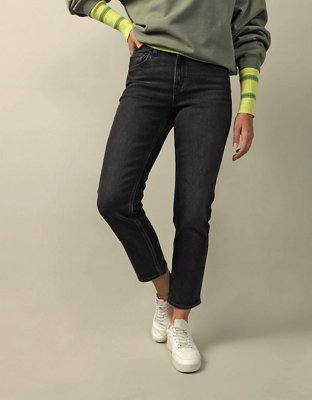 AE Super High-Waisted Ankle Straight Jean