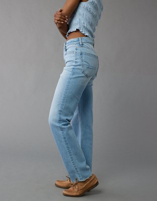AE Stretch Super High-Waisted Straight Jean