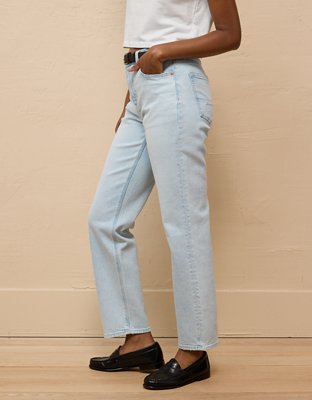 AE Stretch Super High-Waisted Straight Jean