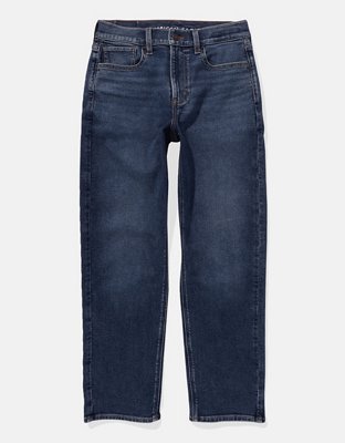 AE Stretch Super High-Waisted Ankle Straight Jean