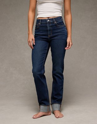 AE Stretch Super High-Waisted Straight Jean