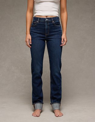 AE Stretch Super High-Waisted Straight Jean