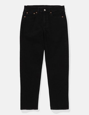 AE Stretch Super High-Waisted Ankle Straight Jean