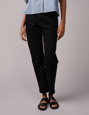 AE Stretch Super High-Waisted Ankle Straight Jean