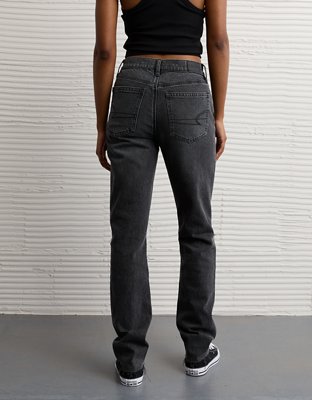 american eagle cigarette jeans AE High-Waisted Stovepipe Jean Women's Medium Indigo 10 X-Short AE77 Premium Cigarette Jean