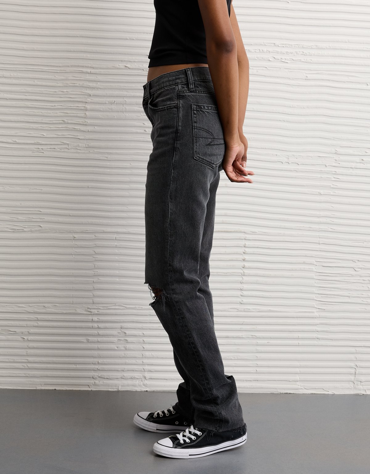 AE Stretch Super High-Waisted Straight Jean - image 5