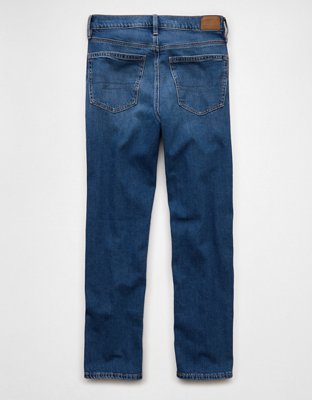 AE Stretch Super High-Waisted Ankle Straight Jean