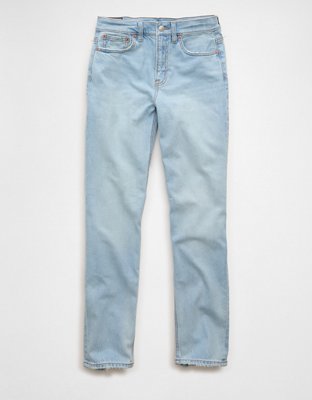 AE Stretch Super High-Waisted Straight Jean