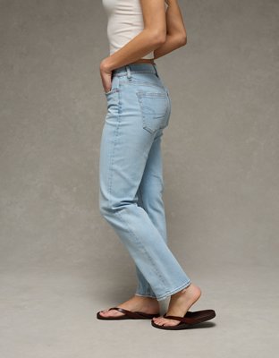 AE Stretch Super High-Waisted Straight Jean