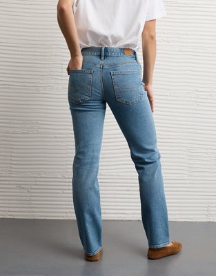 AE Stretch Super High-Waisted Straight Jean