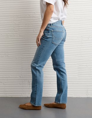 AE Stretch Super High-Waisted Straight Jean
