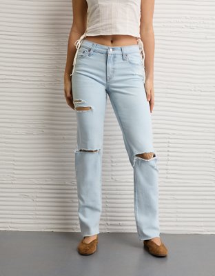 AE Stretch High-Waisted Straight Jean