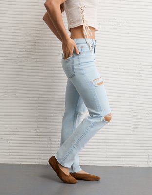 Женские джинсы American Eagle AE High-Waisted Straight Jean — фото 3