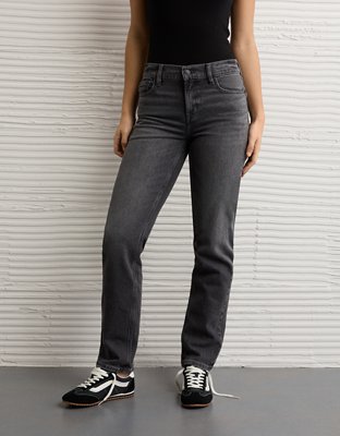 AE Stretch Super High-Waisted Straight Jean