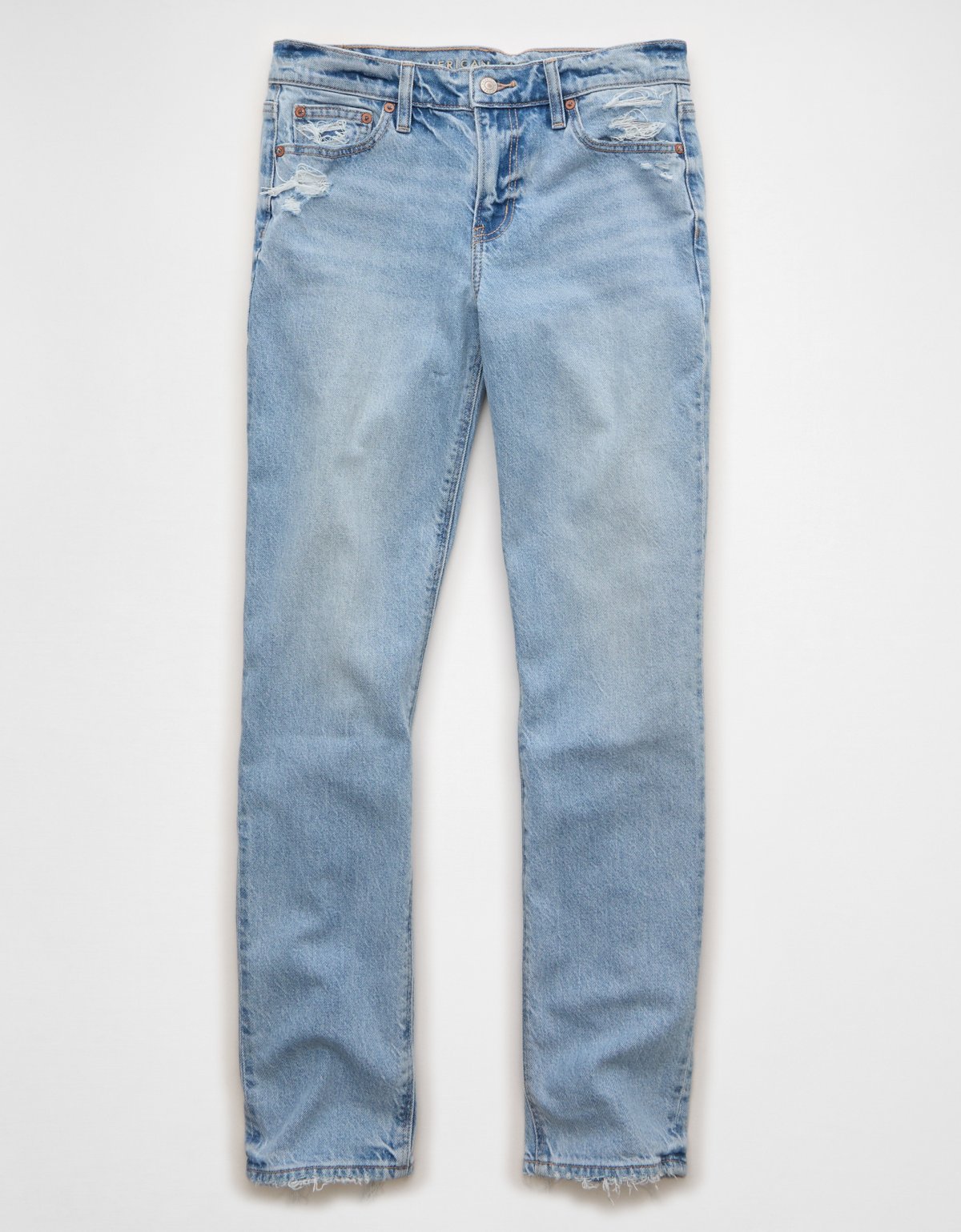 AE Stretch High-Waisted Straight Jean - image 3