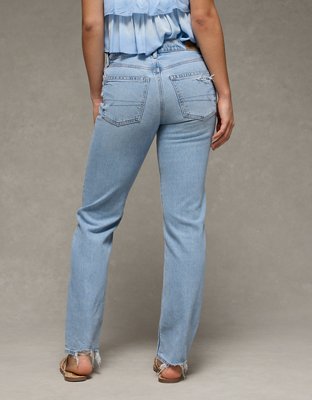 AE Stretch High-Waisted Straight Jean