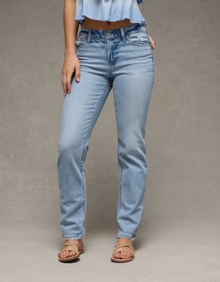 AE Stretch High-Waisted Straight Jean