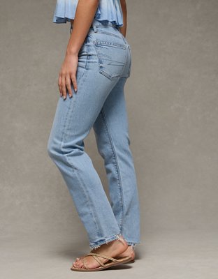 AE Stretch High-Waisted Straight Jean