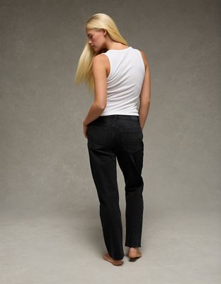 AE Stretch High-Waisted Straight Jean