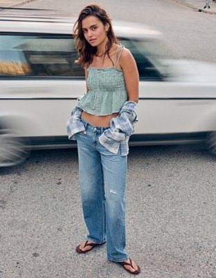 AE Low-Rise Classic Straight Jean