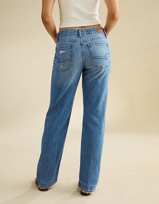 Женские джинсы American Eagle AE Low-Rise Classic Straight Jean — фото 2