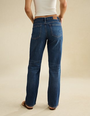 Женские джинсы American Eagle AE Low-Rise Classic Straight Jean — фото 2
