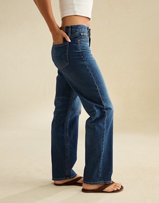 Женские джинсы American Eagle AE Low-Rise Classic Straight Jean — фото 3