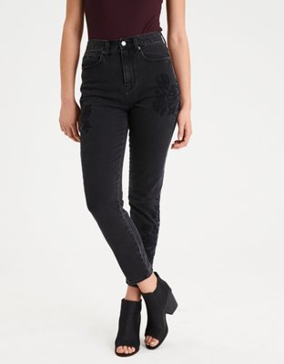 Mom Jean, Black American Eagle Outfitters