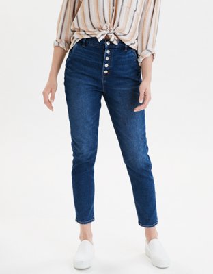 missguided stretch mom jeans