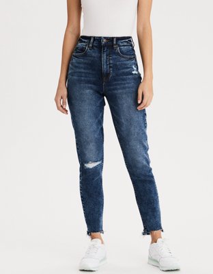 Jean Mom Fit para Mujer Tiro alto Elastano American Eagle AMERICAN EAGLE