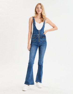 flare jeans overalls