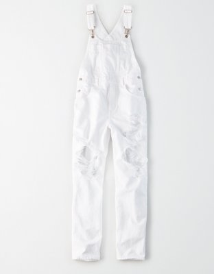 american eagle black overalls
