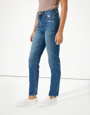 Женские джинсы American Eagle AE Stretch Ripped Mom Jean — фото 5