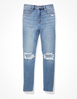 AE Ripped Low-Rise Baggy Flare Jean