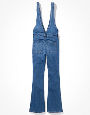 AE Denim Flare Overall