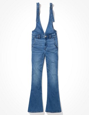 AE Denim Flare Overall