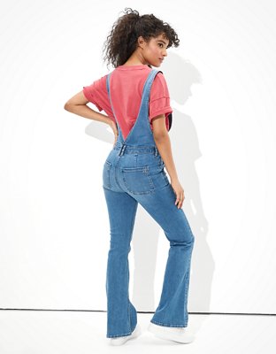 AE Denim Flare Overall